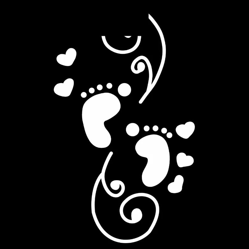 Bébé Pieds Coeurs