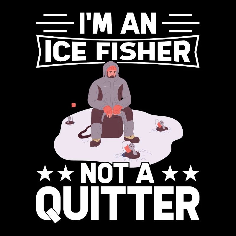 Je suis un pêcheur sur glace, pas un quittant