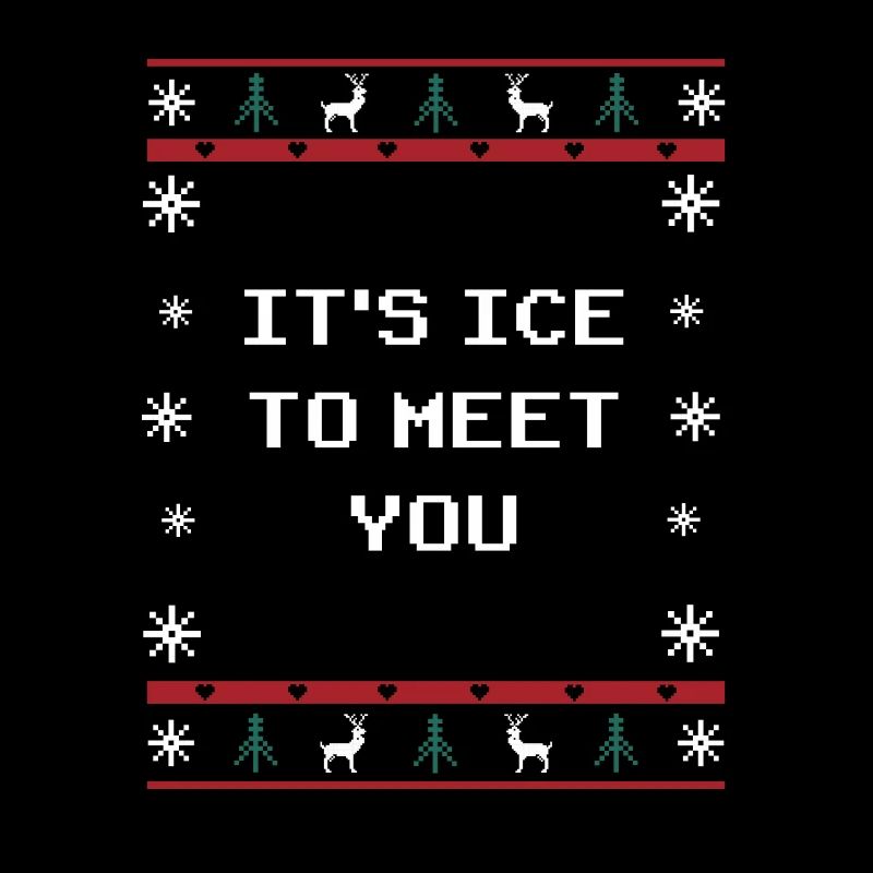 C’est de la crème glacée pour te rencontrer, papa de Noël W