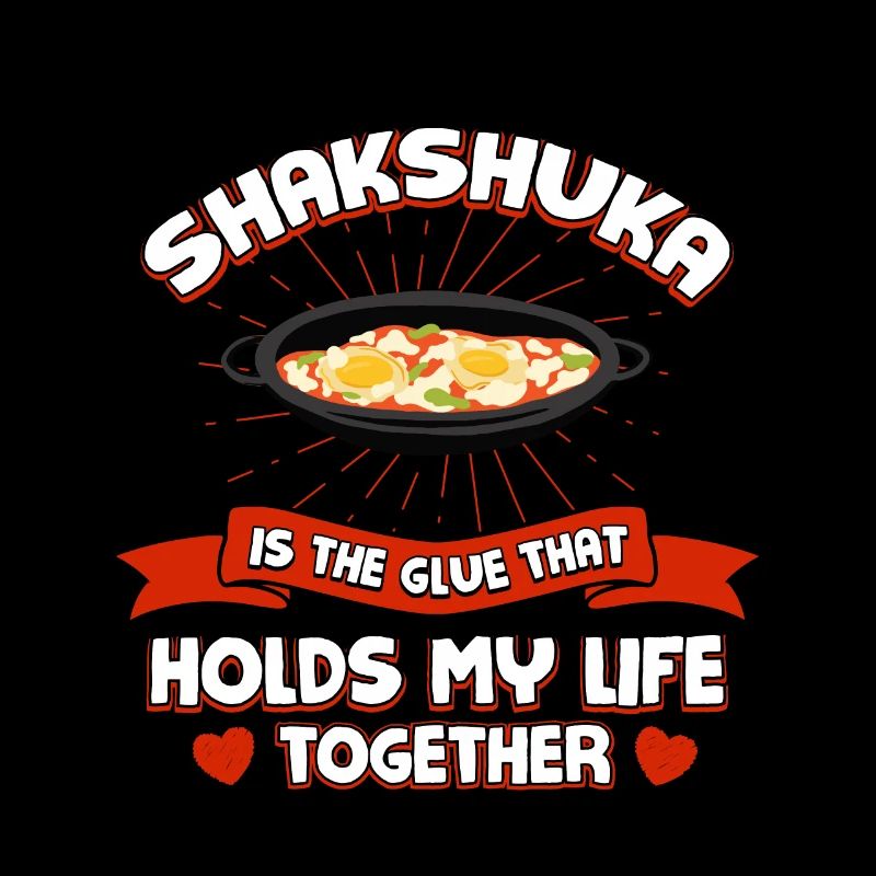 Shakshuka garde ma vie ensemble oeufs drôles