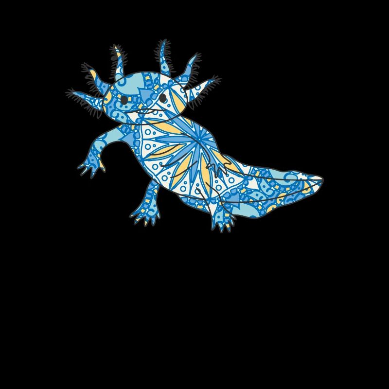 Mandala Axolotl Geometry Pattern