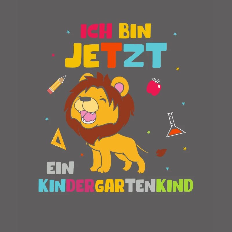 Ich bin jetzt ein Kindergartenkind Löwe