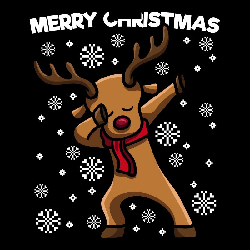 Dabbing Weihnachtsmann Merry Christmas