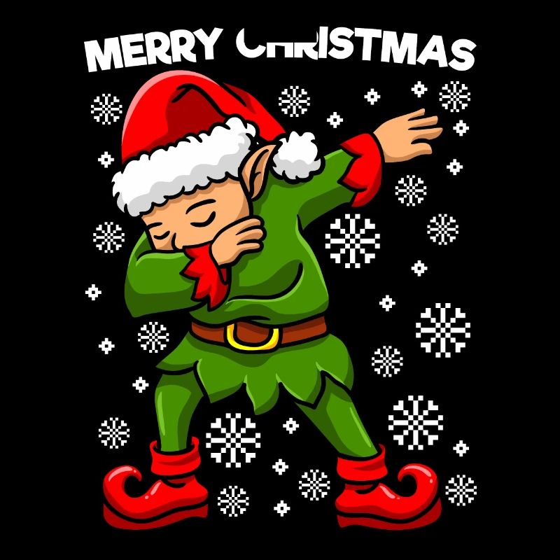 Dabbing Santa Elfe