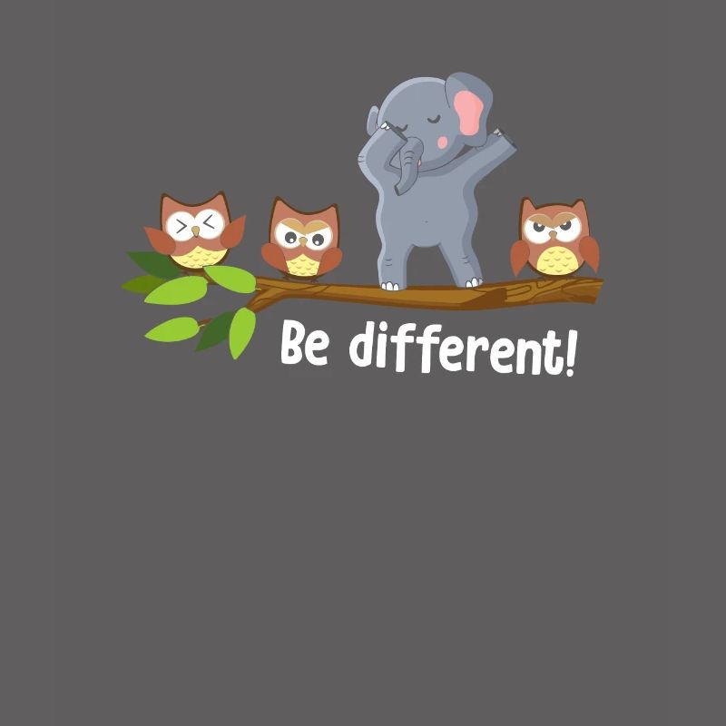 Be Different Dabbing Elefant