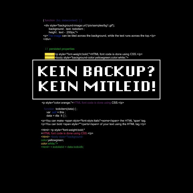 Kein Backup Kein Mitleid IT-Berater Admin