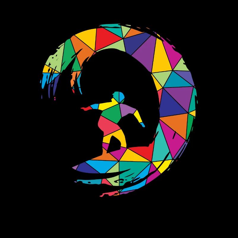 Surfeur Polygone Surfeurs