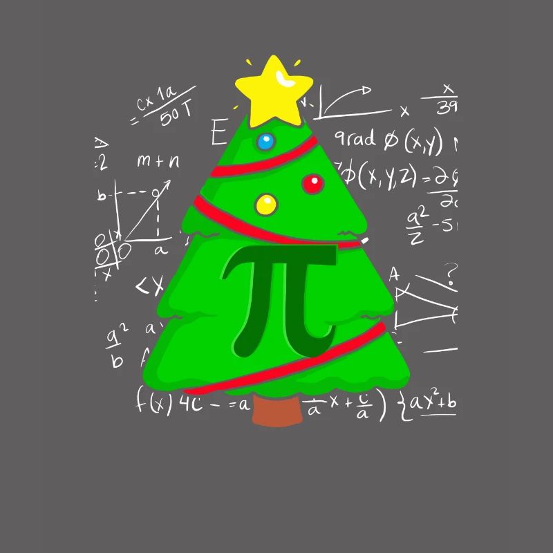 Pi Mathe Weihnachtsbaum Mathematiker Mathematik