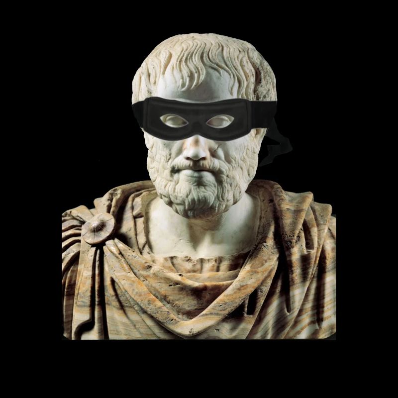 Ninja Aristotle Kitsune Style Japanese Philosopher