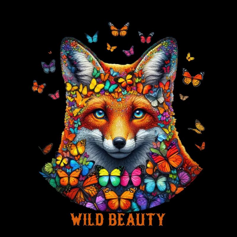 Fox & Flutter Charm