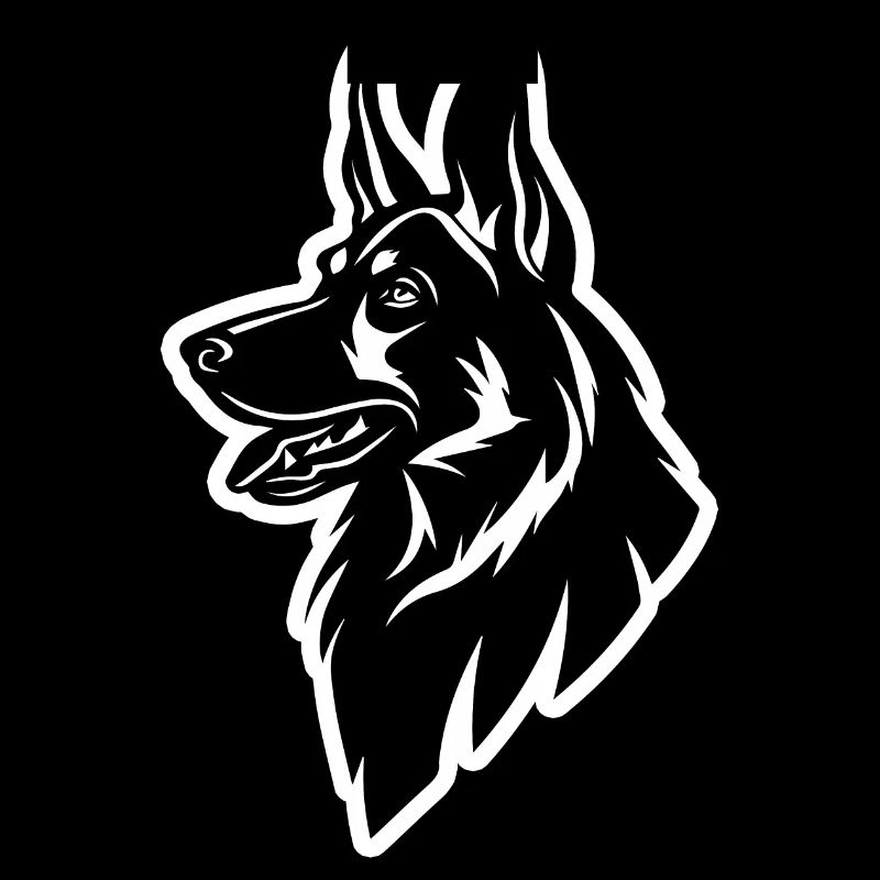 German Shepherd Dog Dog Head