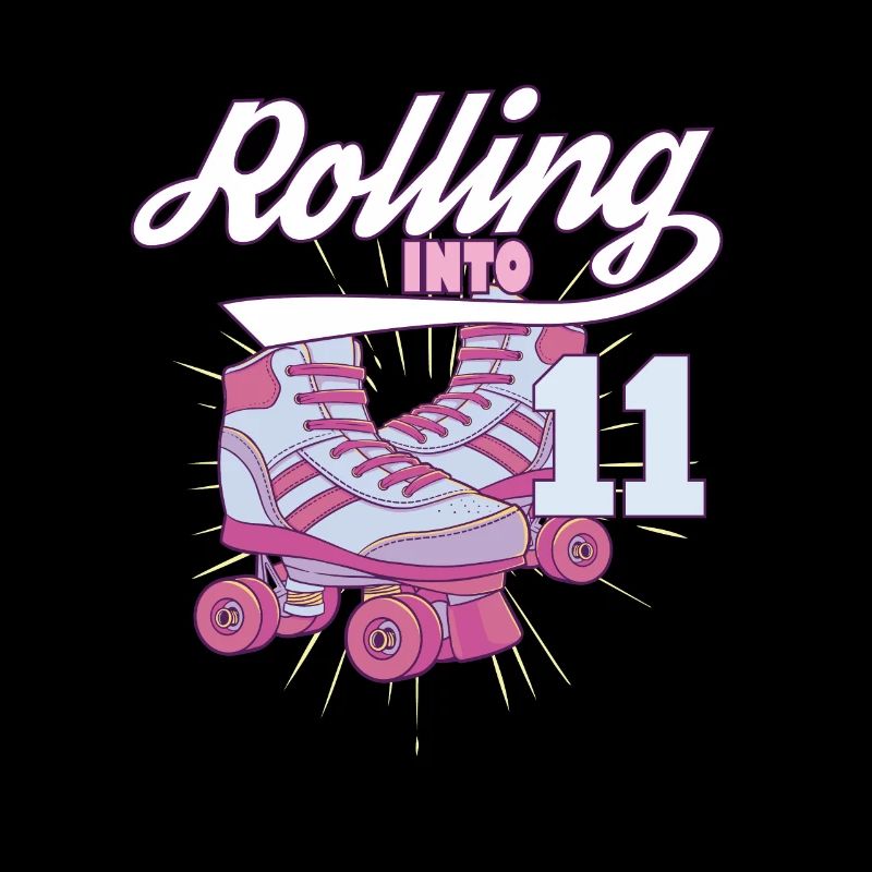 Rolling Into 11 Roller Skating Birthday Party