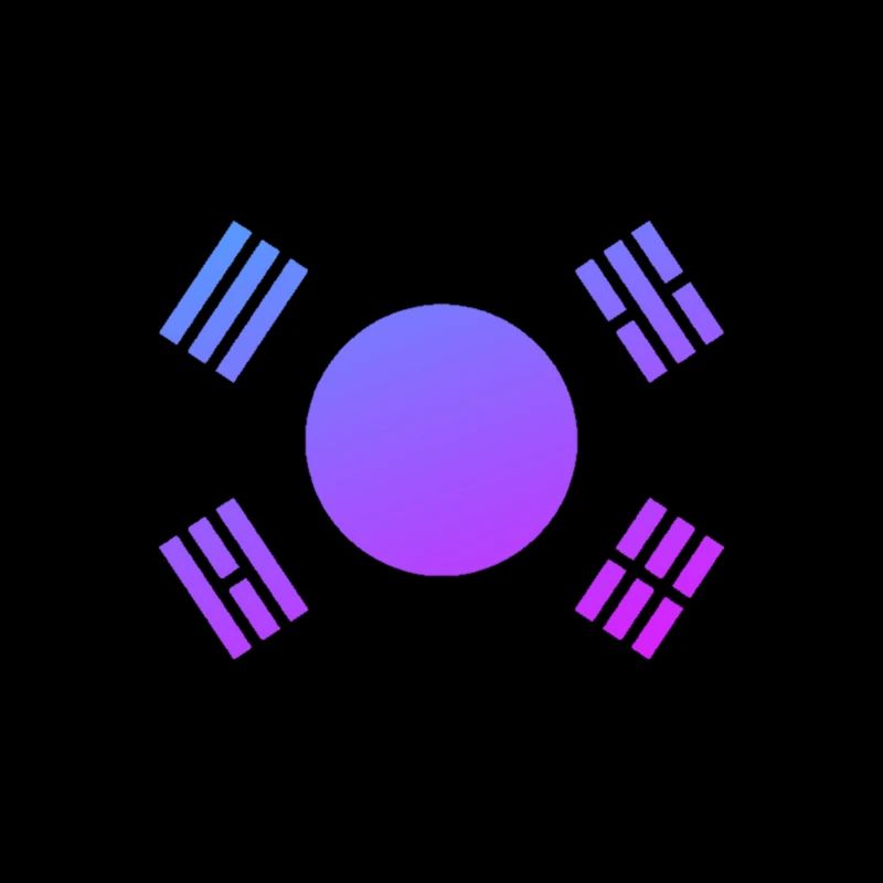 Kpop Style Korea Flag