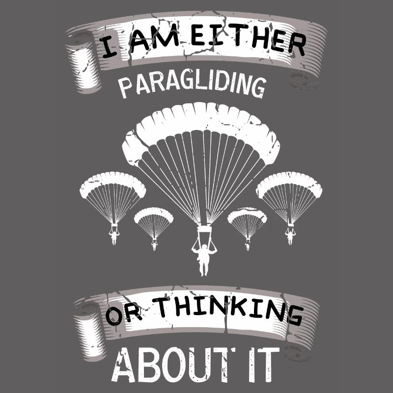 Paragliding oder Denken. Paragliding-Coach. Gesche