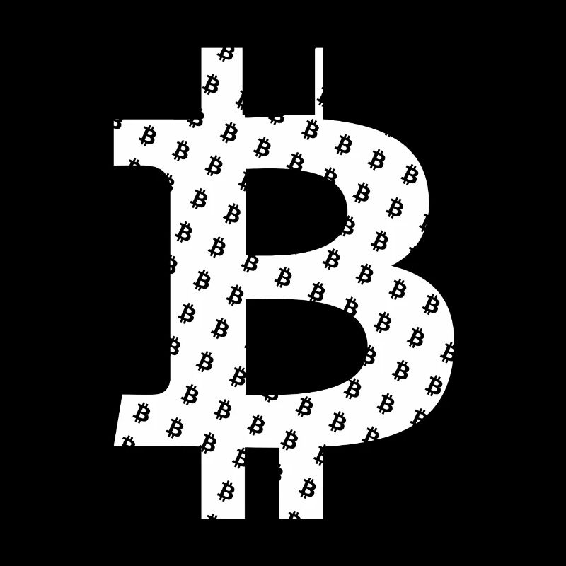 Bitcoin Logo Symbol Muster Pattern