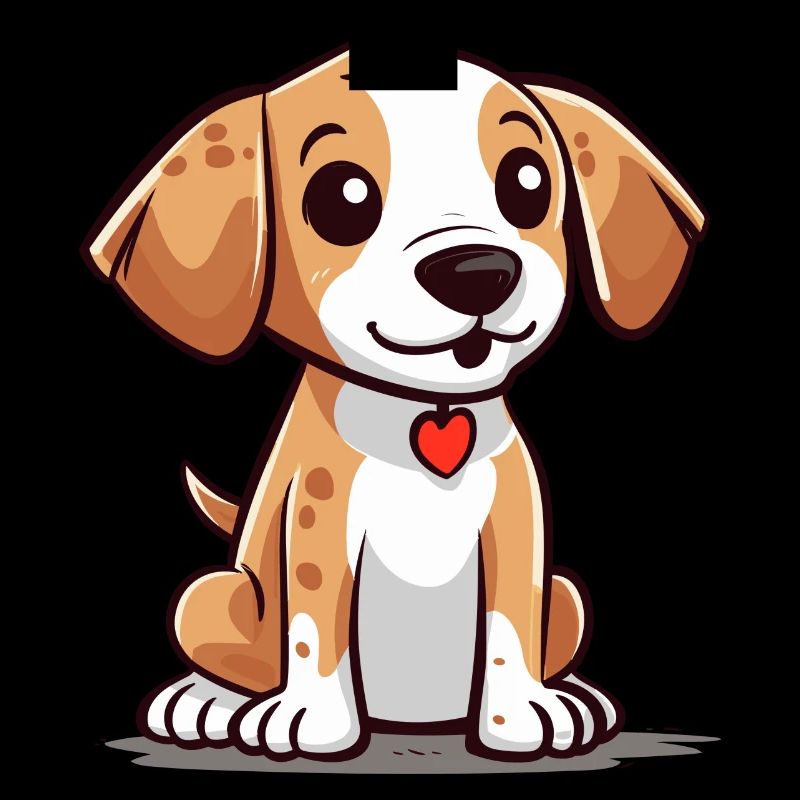 Conception de chien mignon pour les propriétaires de chiens