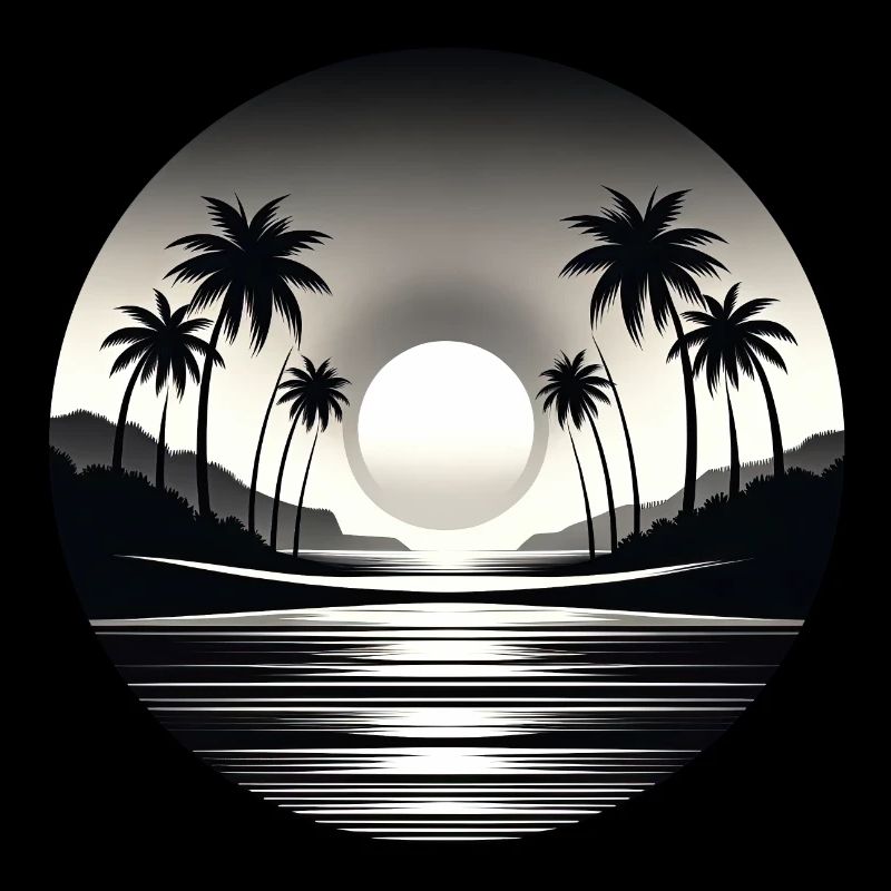 Escapade tropicale au clair de lune
