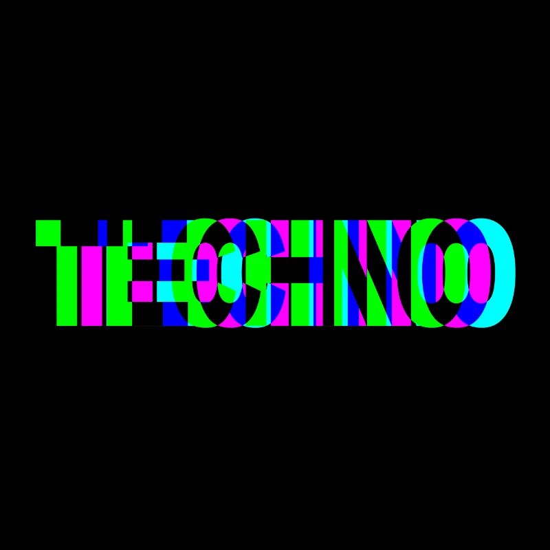 TECHNO DJ Raver EDM Rave Party gift