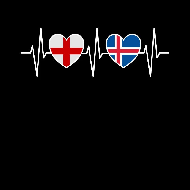 Drapeaux de l’Angleterre et de l’Islande