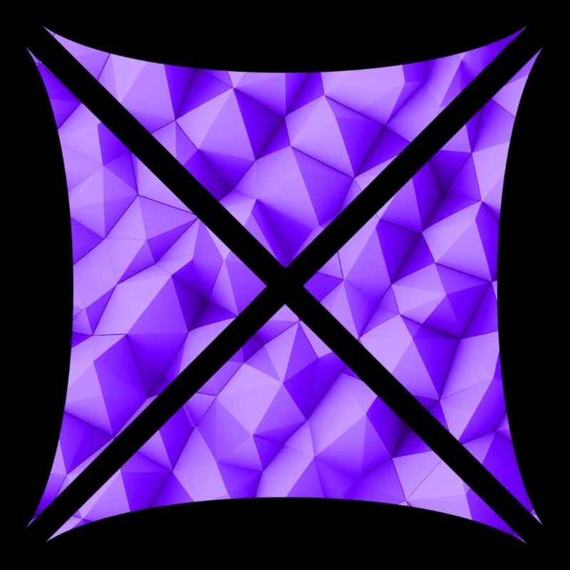 Abstrait polygone design violet