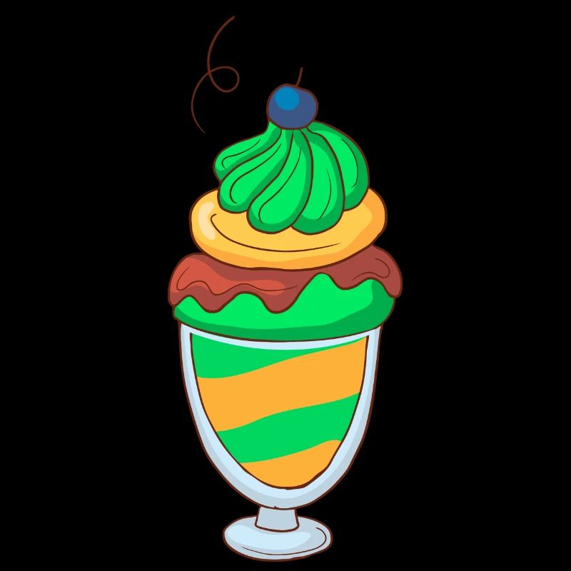 Crème glacée, crème glacée, crème glacée, crème glacée, boule, crème glacée, sundae