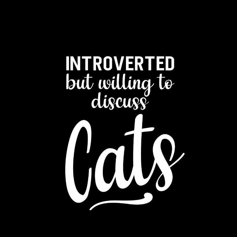 Introvertiert aber bereit über Katzen zu sprechen
