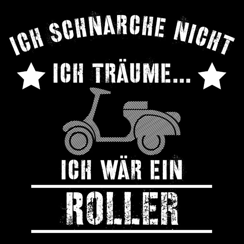 Roller Schnarchen Schlafen Geschenk t-Shirt
