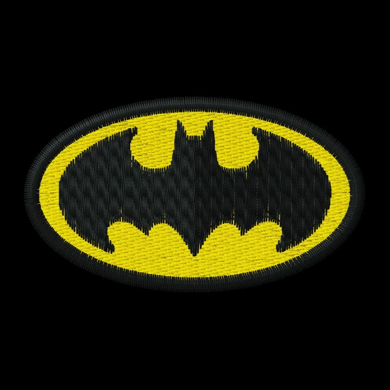 DC Comics Batman Petit Logo Broderie