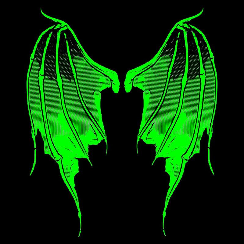 2reborn Devilwings Wings Devil Demon Wings green