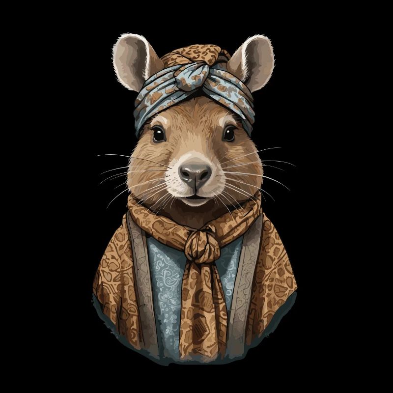 Drôle Capymama Capybara Mère Design