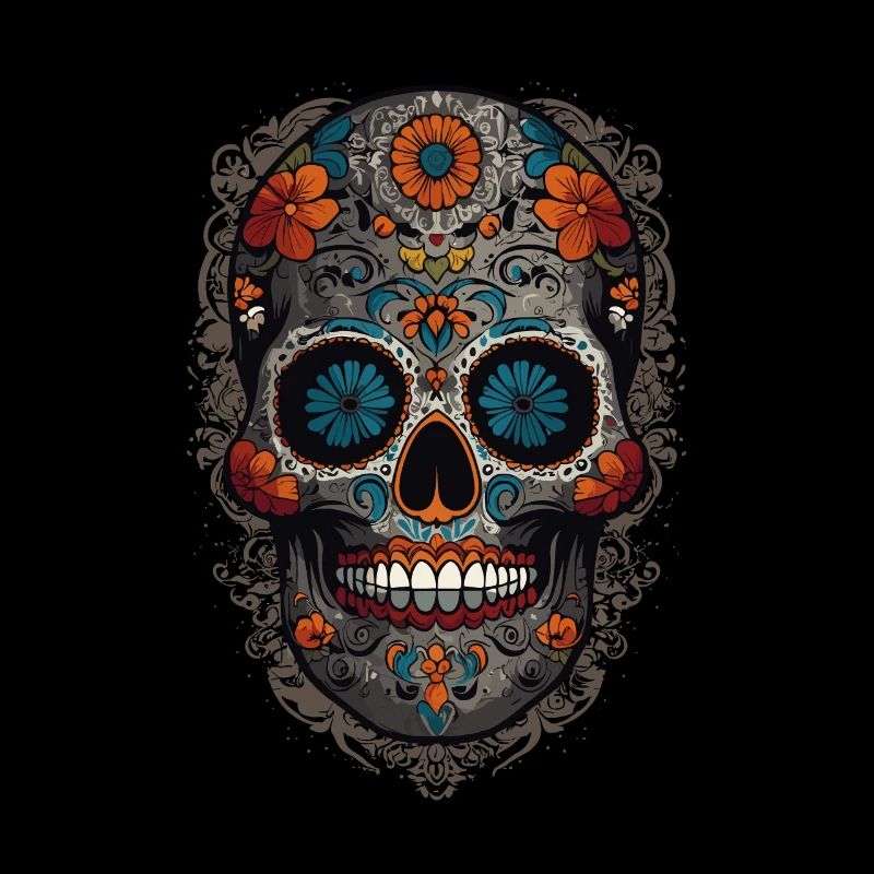 Dia De Muertos Mexico Sugar Skull Skull Design