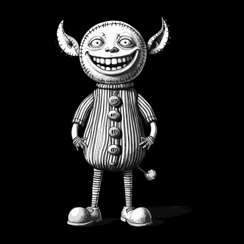 Monstre effrayant Design Tenue de gnome d’Halloween