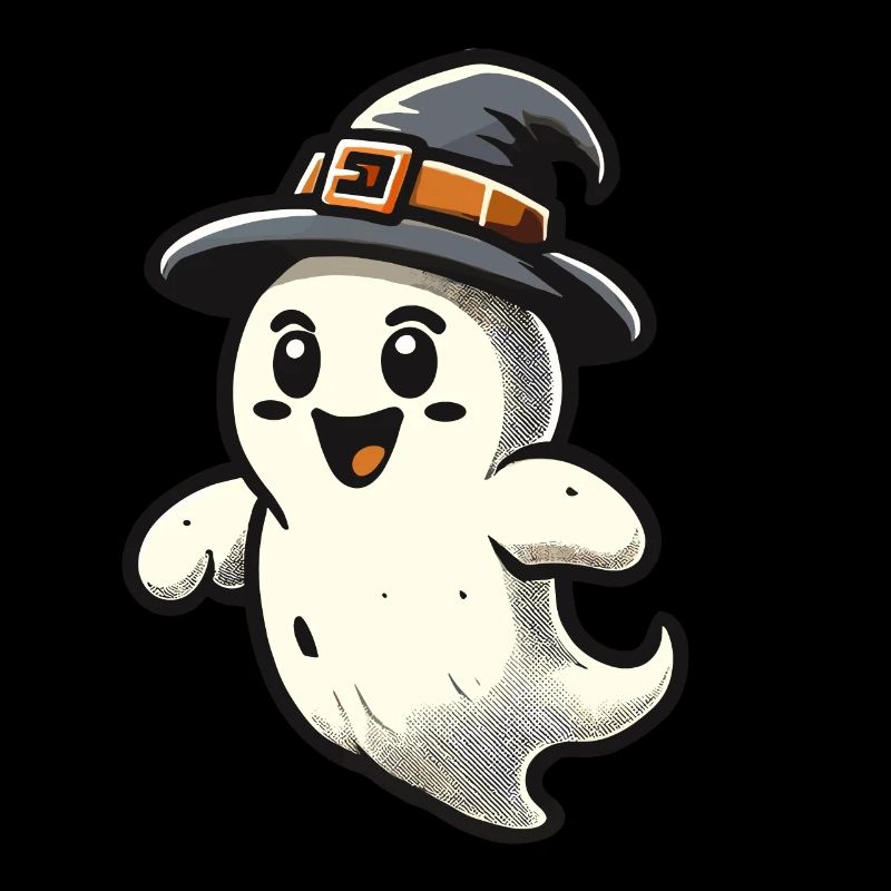 Funny Witch Ghost Spooky Party