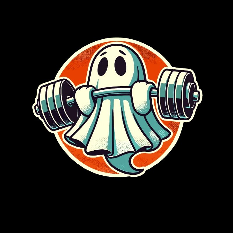 Musculation Ghost Drôle Gym Ghost