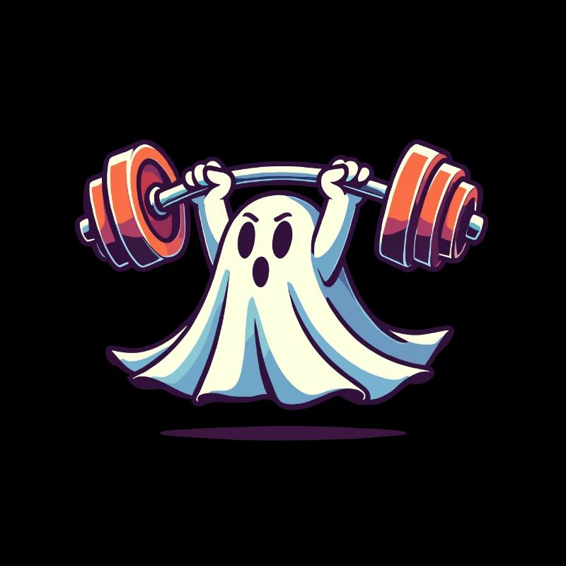 Musculation Ghost Drôle Gym Ghost