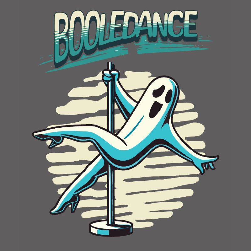 Funny Boolean Dance Saying Pole Dance Ghost