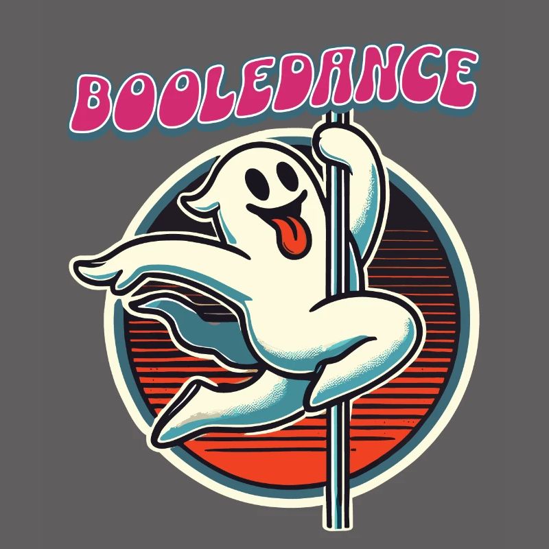 Danse booléenne drôle disant Pole Dance Ghost