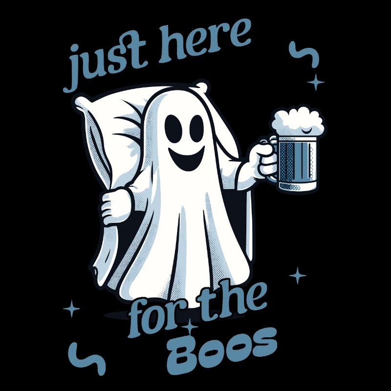 Funny Halloween Alcohol Lover Ghost Party