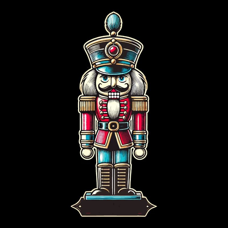 Christmas Nutcracker Retro Style