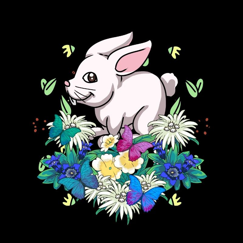 Early Spring Rabbit Easter Rabbit Child