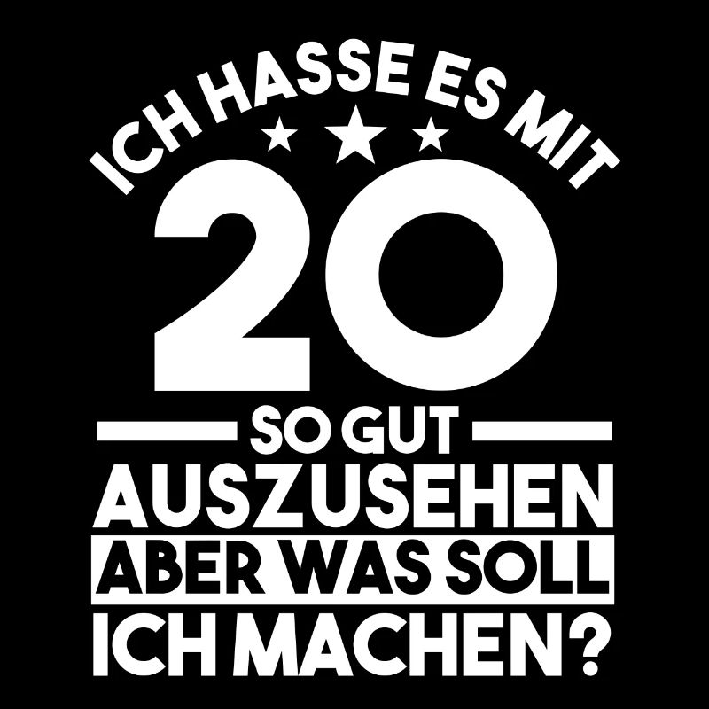 Zwanzig Zwanzigster 20 Jahre Geburtstag