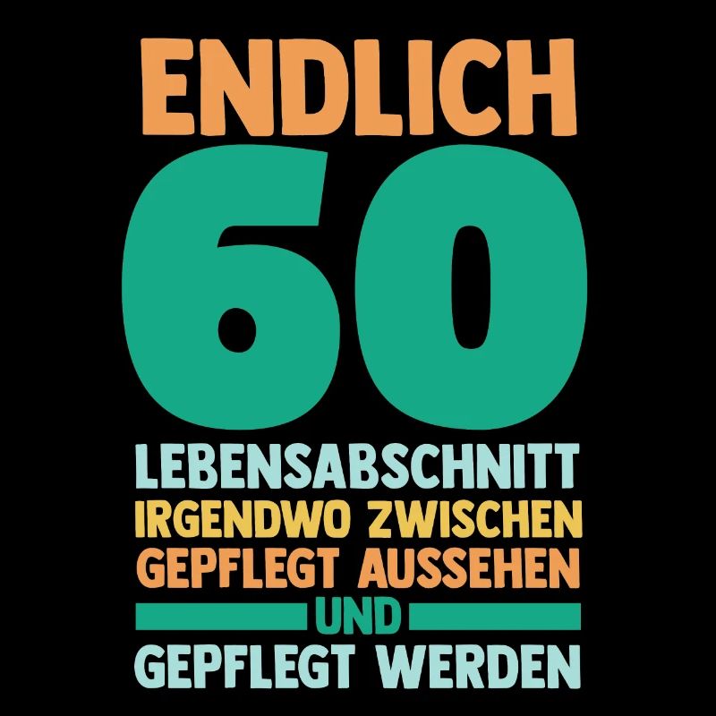 Sechszig Sechszehnter 60 Jahre Geburtstag