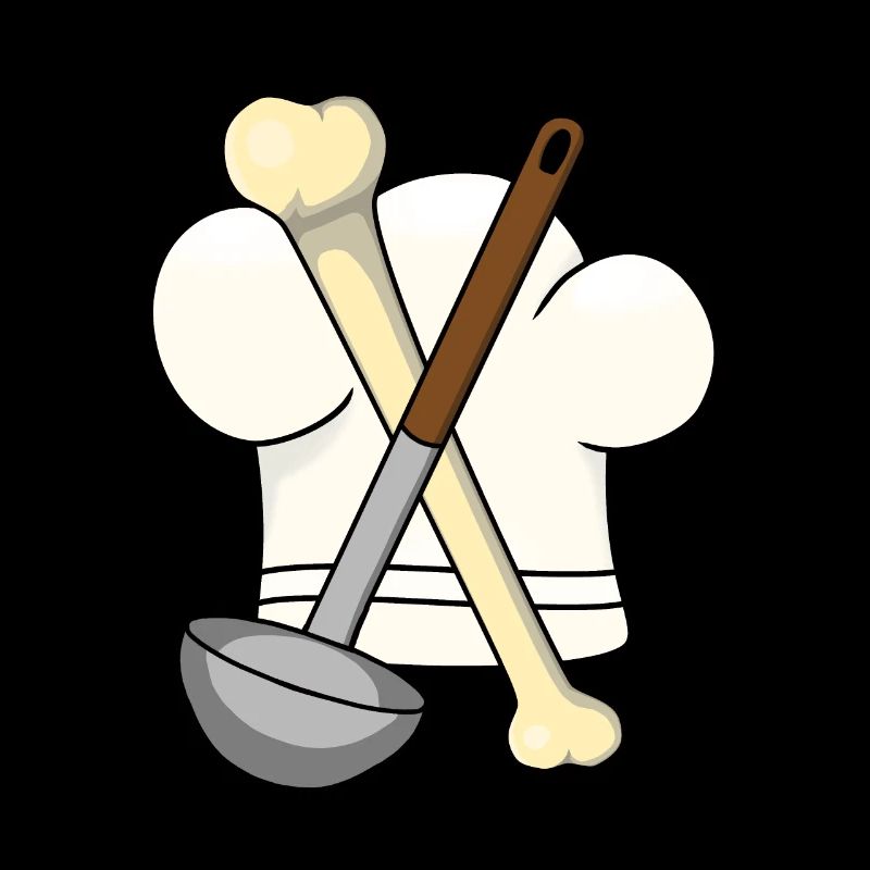 Bone Soup Ladle Chef's Hat Chef Gourmet