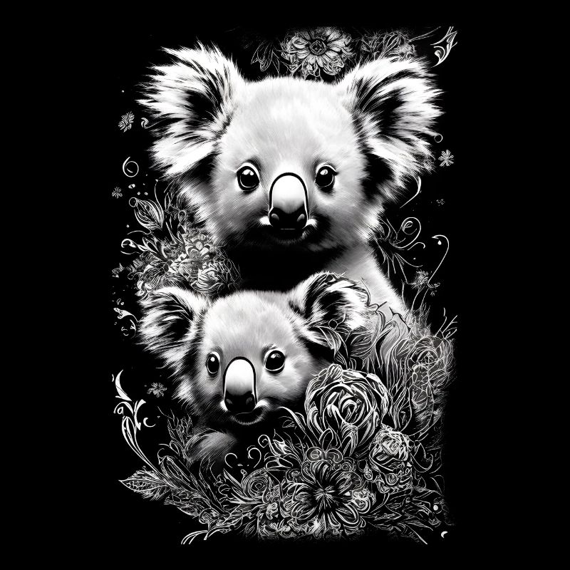 Cute and adorable koala babies