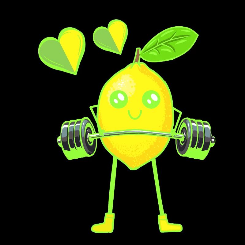 Lemon Poids Exercice Poids GYM Exercice Muscles