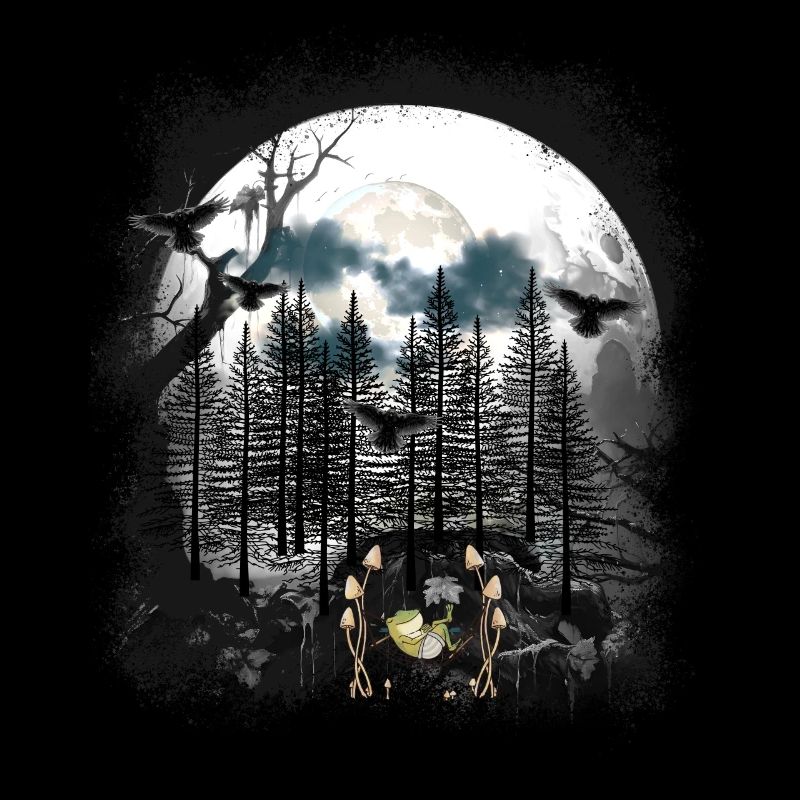 mystical forest forest dweller hammock frog
