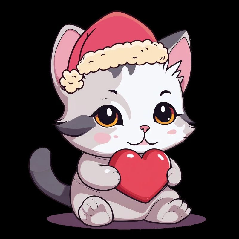 Niedliche Katze Weihnachtsgeschenk Katzen Kind