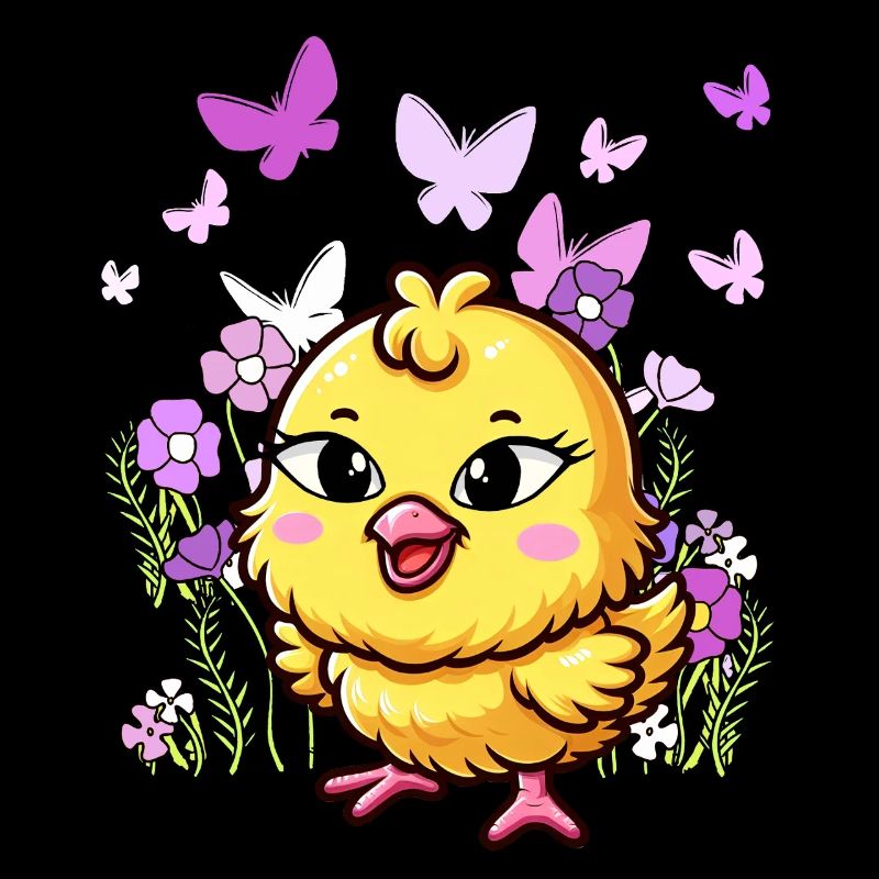 Küken Ostern Kind Kinder