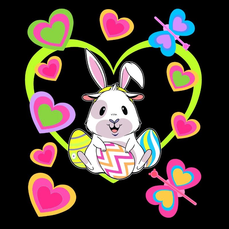 Easter Easter Bunny Retro Bunnies Rabbit 80s Child