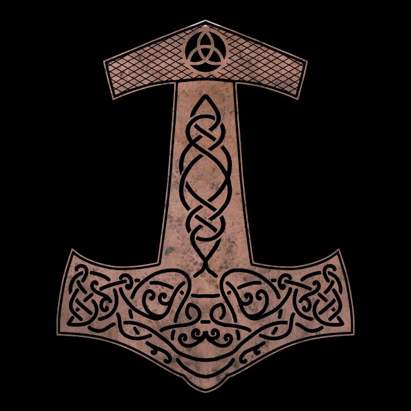 Hammer von Thor Mjölnir Kupfer Wikinger Geschenk